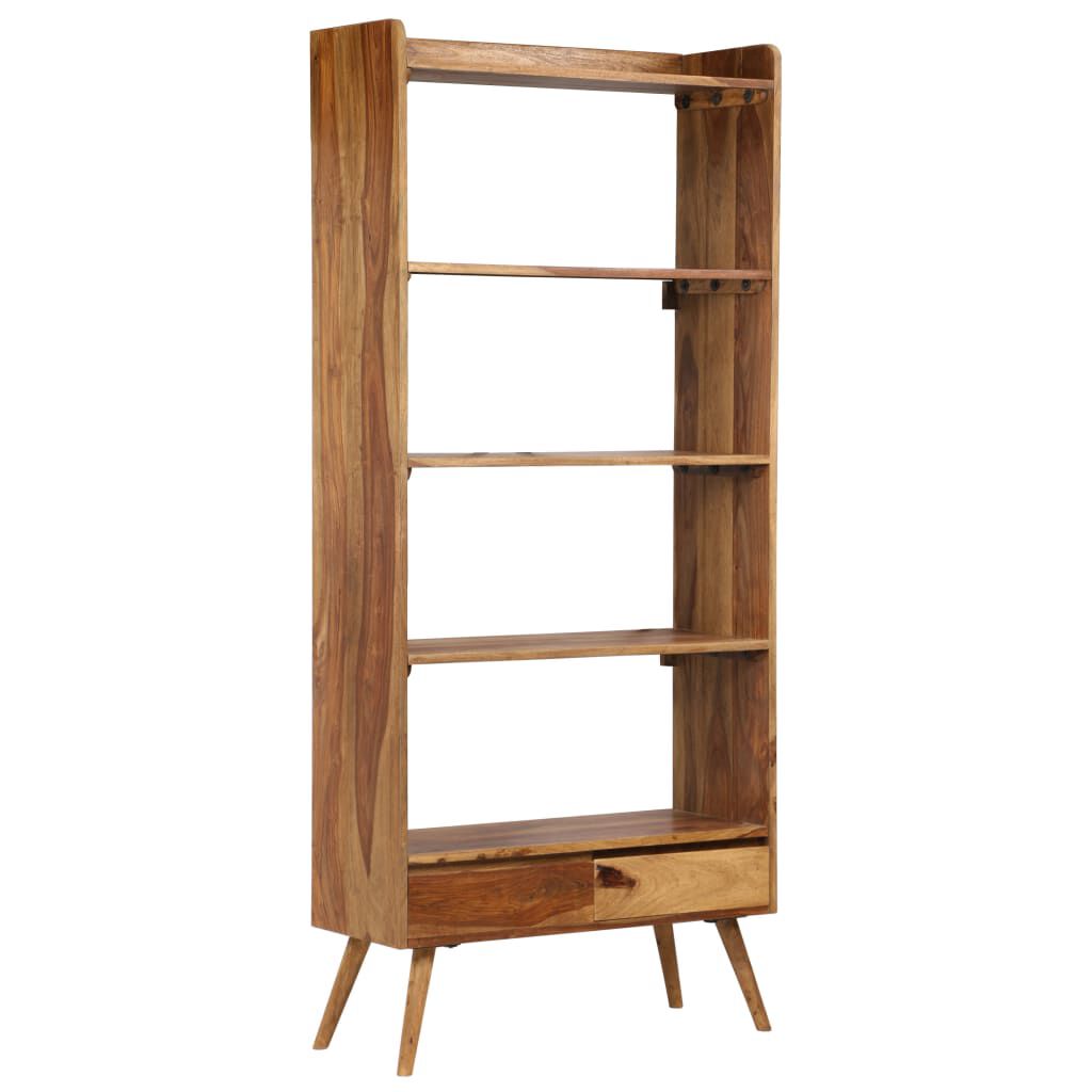 vidaXL Βιβλιοθήκη 75 x 30 x 170 εκ. από Μασίφ Ξύλο Sheesham