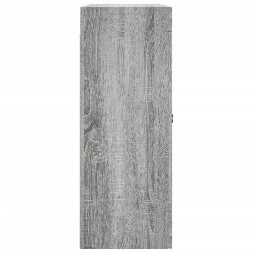 vidaXL Ντουλάπι Επιτοίχιο Γκρι Sonoma 69,5 x 34 x 90 εκ. Επεξεργ. Ξύλο