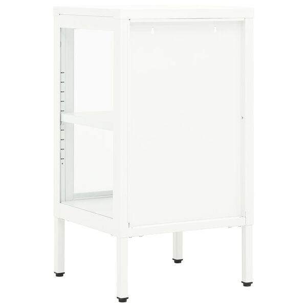 vidaXL Μπουφές 38 x 35 x 70 εκ. Μέταλλο και Γυαλί