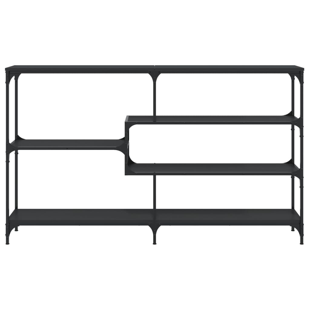 vidaXL Τραπέζι Κονσόλα Μαύρο 160x32x95 εκ. Επεξεργασμένο Ξύλο
