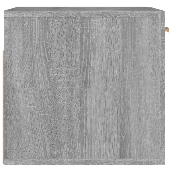vidaXL Ντουλάπι Τοίχου Γκρι Sonoma 80x35x36,5 εκ. Επεξεργασμένο Ξύλο
