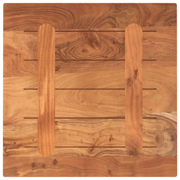 vidaXL Επιφάνεια Τραπεζιού Τετράγωνη 50x50x3,8 εκ. Μασίφ Ξύλο Ακακίας