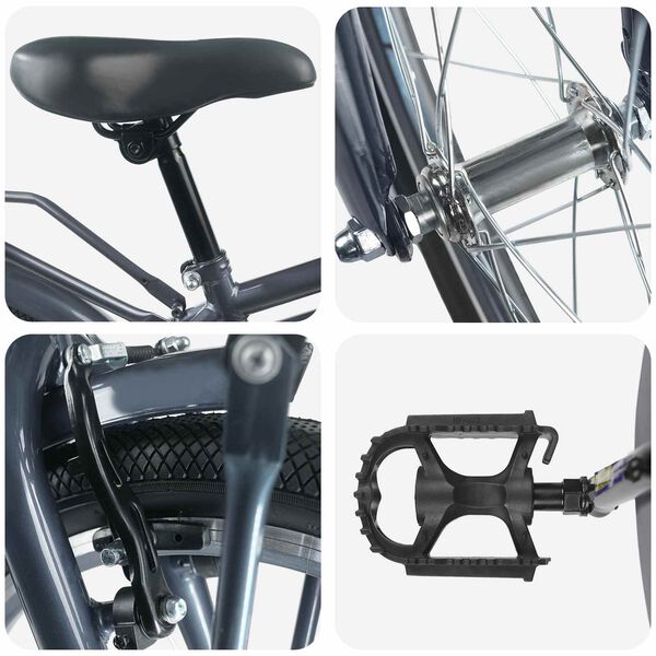 vidaXL &Pi;&alpha;&iota;&delta;&iota;&kappa;ό &Pi;&omicron;&delta;ή&lambda;&alpha;&tau;&omicron; 18 ί&nu;&tau;&sigma;&epsilon;&sigmaf; &gamma;&iota;&alpha; 5-7 &epsilon;&tau;ώ&nu; &Sigma;&kappa;&omicron;ύ&rho;&omicron; &Gamma;&kappa;&rho;&iota;