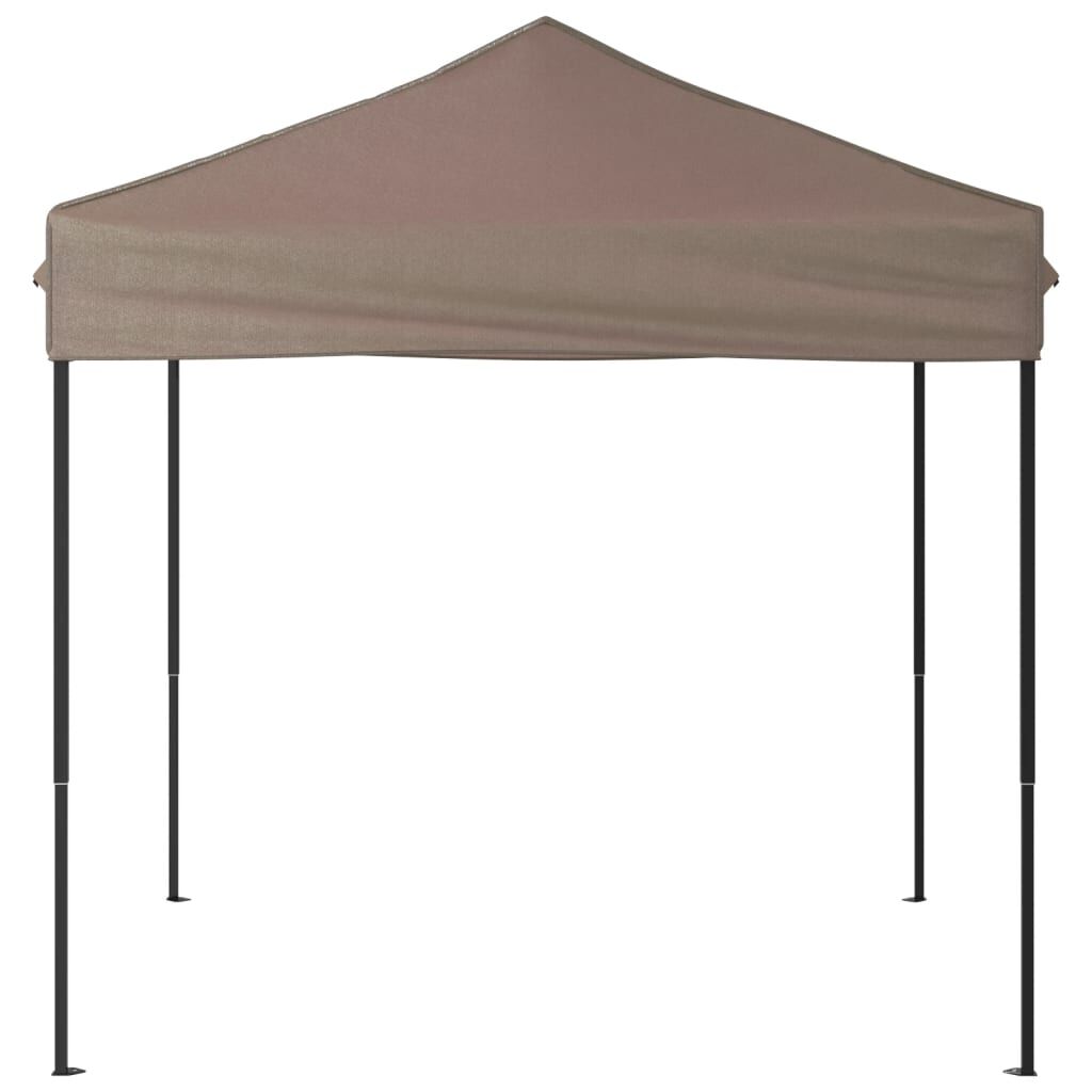 vidaXL Τέντα Εκδηλώσεων Πτυσσόμενη Taupe 2 x 2 μ.
