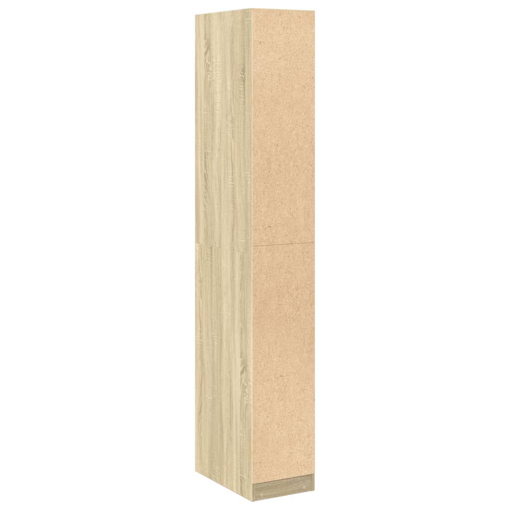 vidaXL Ντουλάπα Sonoma Δρυς 30x50x200 εκ. από Επεξεργασμένο Ξύλο