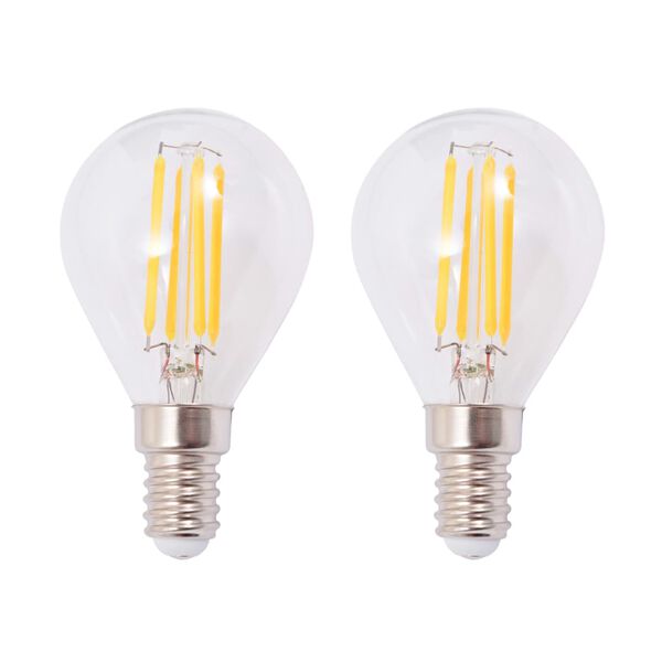 vidaXL Απλίκες Τοίχου 2 τεμ. με 2 Λαμπτήρες LED Filament 8 W