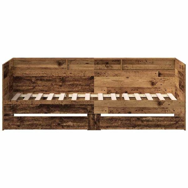 vidaXL &Kappa;&alpha;&nu;&alpha;&pi;έ&sigmaf; &Kappa;&rho;&epsilon;&beta;ά&tau;&iota; &Pi;&alpha;&lambda;&iota;ό &Xi;ύ&lambda;&omicron; 75 x 190 cm &Epsilon;&pi;&epsilon;&xi;&epsilon;&rho;&gamma;&alpha;&sigma;&mu;έ&nu;&omicron; &xi;ύ&lambda;&omicron;