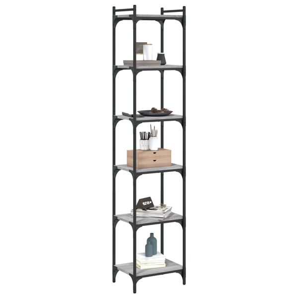 vidaXL &Beta;&iota;&beta;&lambda;&iota;&omicron;&theta;ή&kappa;&eta; 6 &Epsilon;&pi;&iota;&pi;έ&delta;&omega;&nu; &Gamma;&kappa;&rho;&iota; Sonoma 40x30x188 &epsilon;&kappa;. &Epsilon;&pi;&epsilon;&xi;&epsilon;&rho;&gamma;. &Xi;ύ&lambda;&omicron;