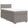 vidaXL &Kappa;&rho;&epsilon;&beta;ά&tau;&iota; Boxspring &mu;&epsilon; &Sigma;&tau;&rho;ώ&mu;&alpha; Taupe 90x200 &epsilon;&kappa;. &Upsilon;&phi;&alpha;&sigma;&mu;ά&tau;&iota;&nu;&omicron;