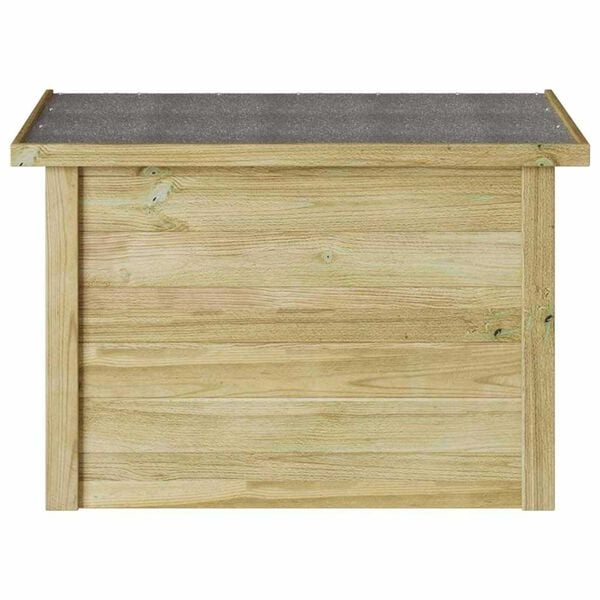 vidaXL Κουτί αποθήκευσης με αποθήκευση Καφέ 80 x 44.5 x 57.5 εκ.