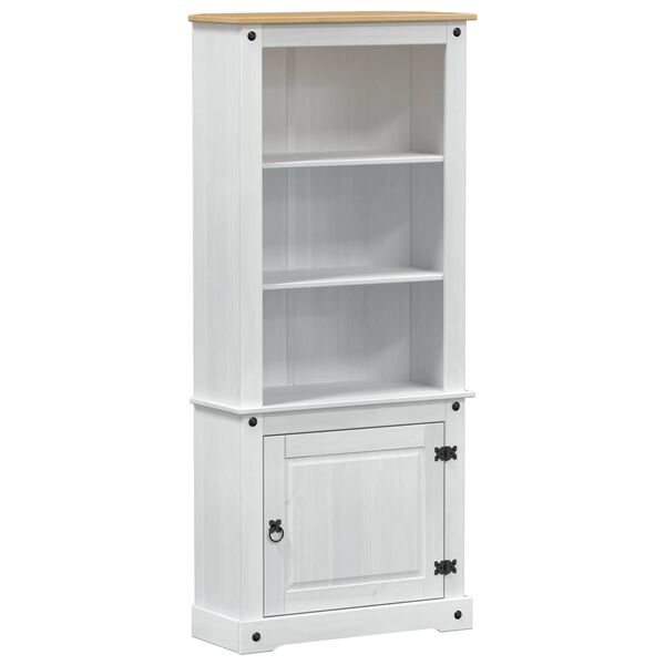 vidaXL Highboard &Lambda;&epsilon;&upsilon;&kappa;ό 74 x 38 x 170 &epsilon;&kappa;. &Sigma;&tau;&epsilon;&rho;&epsilon;ά &xi;&upsilon;&lambda;&epsilon;ί&alpha; &pi;&epsilon;ύ&kappa;&omicron;&upsilon;