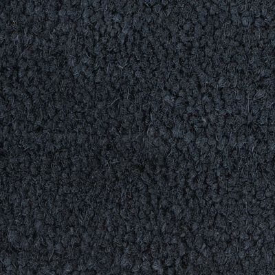 vidaXL Πατάκι Εισόδου Σκούρο Γκρι 90 x 150 εκ. Θυσανωτός Κοκοφοίνικας