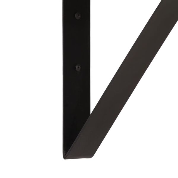 vidaXL Ράφι Τοίχου 40x30x32 εκ. Μασίφ Ξύλο Μάνγκο και Σίδερο
