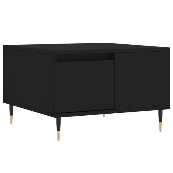 vidaXL Τραπεζάκι Σαλονιού Μαύρο 55x55x36,5 εκ. από Επεξεργασμένο Ξύλο