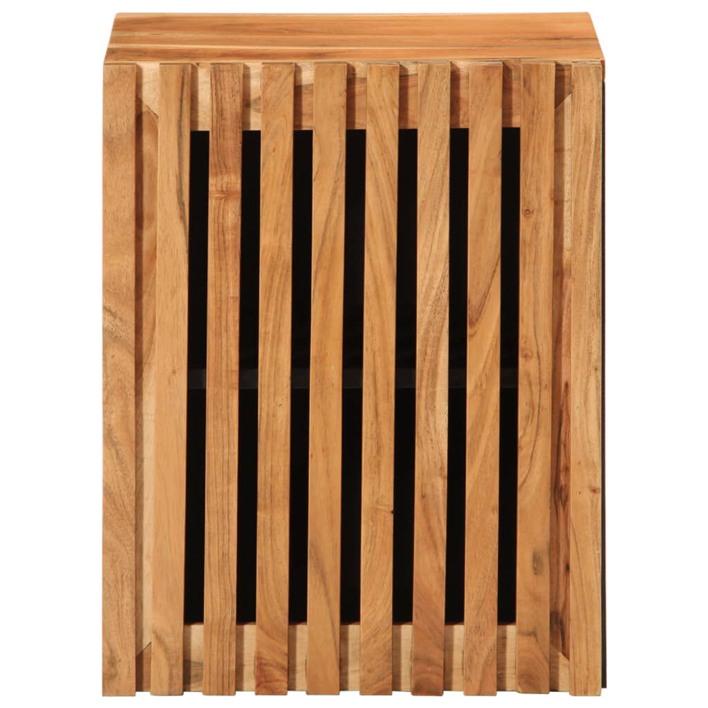 vidaXL Ντουλάπι Μπάνιου Επιτοίχιο 38x34x48 εκ. από Μασίφ Ξύλο Ακακίας