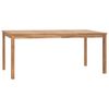 vidaXL Τραπεζαρία Κήπου 180 x 90 x 77 εκ. από Μασίφ Ξύλο Teak