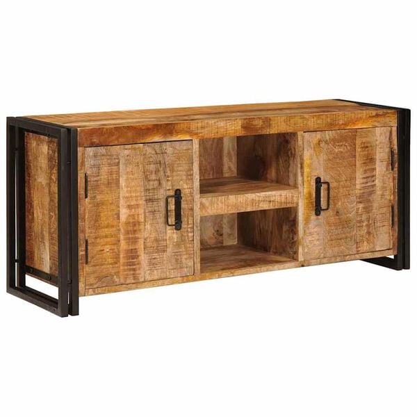 vidaXL Ντουλάπι TV Πολύχρωμο 120 x 30 x 50 cm Μασίφ ανακυκλωμένο ξύλο
