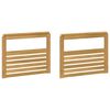 vidaXL &Mu;&omicron;&nu;ά&delta;&alpha; &mu;&pi;&rho;ά&tau;&sigma;&omega;&nu; 2 pcs &Lambda;&epsilon;&upsilon;&kappa;ό 79 x 6 x 61 &epsilon;&kappa;. &Sigma;&tau;&epsilon;&rho;&epsilon;ό &Xi;ύ&lambda;&omicron; &Alpha;&kappa;&alpha;&kappa;ί&alpha;&sigmaf;