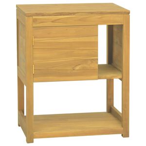 vidaXL Έ&pi;&iota;&pi;&lambda;&omicron; &Mu;&pi;ά&nu;&iota;&omicron;&upsilon; 60 x 40 x 75 &epsilon;&kappa;. &alpha;&pi;ό &Mu;&alpha;&sigma;ί&phi; &Xi;ύ&lambda;&omicron; Teak