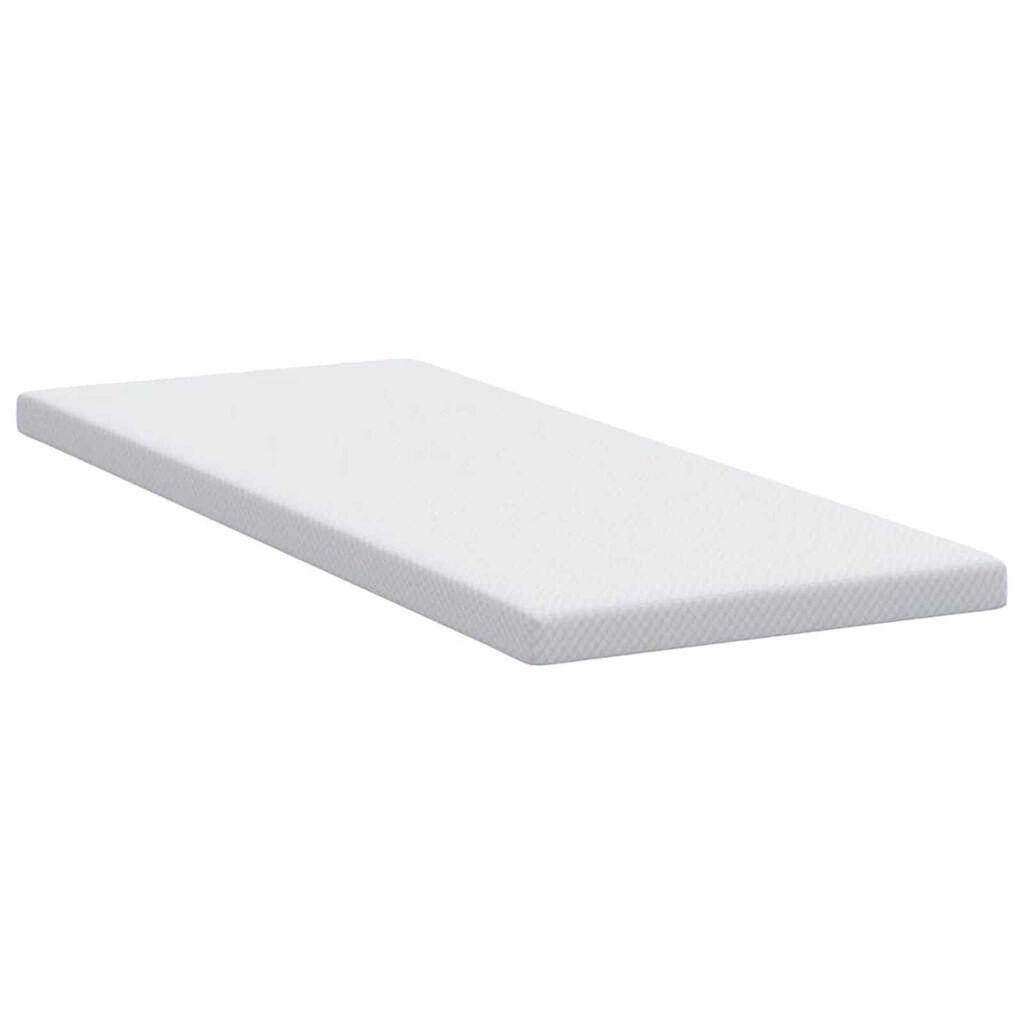 vidaXL Στρώματα Λευκό 70 x 200 cm 100% ύφασμα πολυεστέρα με τζακάρ