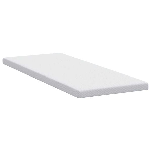 vidaXL Στρώματα Λευκό 70 x 200 cm 100% ύφασμα πολυεστέρα με τζακάρ