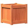 vidaXL Ζαρντινιέρα Καφέ Κεριού 40 x 40 x 40 εκ. από Μασίφ Ξύλο Πεύκου