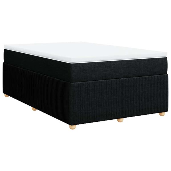 vidaXL &Kappa;&rho;&epsilon;&beta;ά&tau;&iota; Boxspring &mu;&epsilon; &Sigma;&tau;&rho;ώ&mu;&alpha; &Mu;&alpha;ύ&rho;&omicron; 120x200 &epsilon;&kappa;. &Upsilon;&phi;&alpha;&sigma;&mu;ά&tau;&iota;&nu;&omicron;