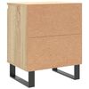 vidaXL Κομοδίνα 2 τεμ. Sonoma Δρυς 40x30x50 εκ. από Επεξεργασμένο Ξύλο