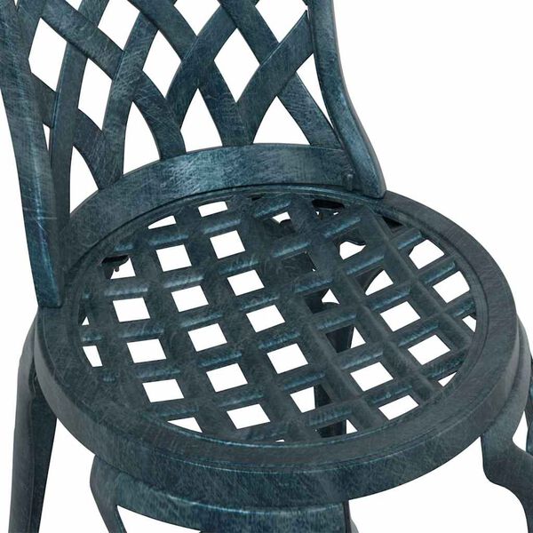 vidaXL Σετ Μπιστρό Κήπου 3 pcs Πράσινο Αλουμίνιο