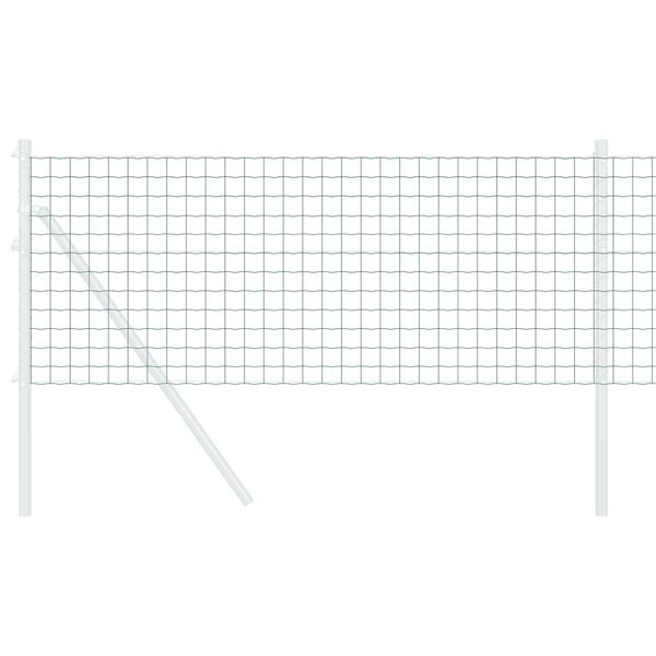 vidaXL Φράχτης Εuro Πράσινο 0.6 x 25 μ Σίδηρος με επικάλυψη PVC