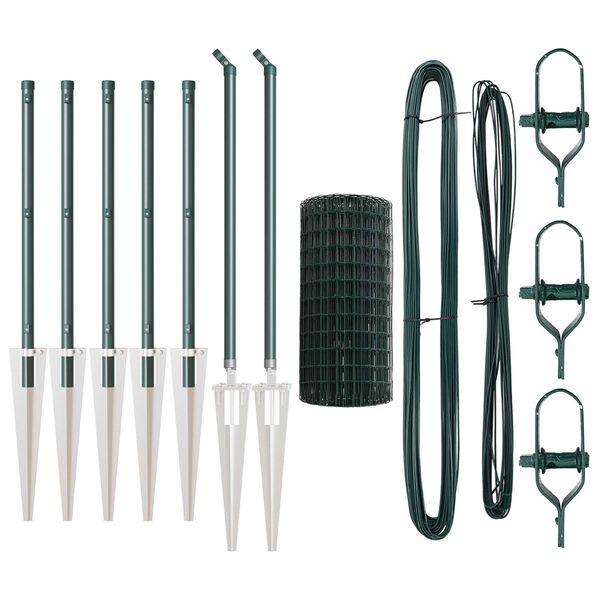 vidaXL &Tau;&epsilon;&nu;&tau;ώ&tau;&omicron; &mu;&epsilon; &sigma;&tau;ή&rho;&iota;&gamma;&mu;&alpha; &Pi;&rho;ά&sigma;&iota;&nu;&omicron; 0,4 x 10 &mu; &Chi;ά&lambda;&upsilon;&beta;&alpha;&sigmaf; &kappa;&alpha;&iota; PVC