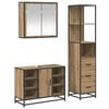 vidaXL &Sigma;&epsilon;&tau; &Epsilon;&pi;ί&pi;&lambda;&omega;&nu; &Mu;&pi;ά&nu;&iota;&omicron;&upsilon; 3 &tau;&mu;&chi;. Artisan Oak 80 x 33 x 60 &epsilon;&kappa;