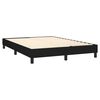 vidaXL &Kappa;&rho;&epsilon;&beta;ά&tau;&iota; Boxspring &mu;&epsilon; &Sigma;&tau;&rho;ώ&mu;&alpha; & LED &Mu;&alpha;ύ&rho;&omicron; 140x190 &epsilon;&kappa;. &Upsilon;&phi;&alpha;&sigma;&mu;ά&tau;&iota;&nu;&omicron;