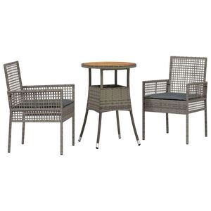 vidaXL &Sigma;έ&tau; &phi;&alpha;&gamma;&eta;&tau;&omicron;ύ &gamma;&iota;&alpha; &kappa;ή&pi;&omicron; 3 pcs &Gamma;&kappa;&rho;&iota; &sigma;&upsilon;&nu;&theta;&epsilon;&tau;&iota;&kappa;ό &rho;&alpha;&tau;ά&nu;