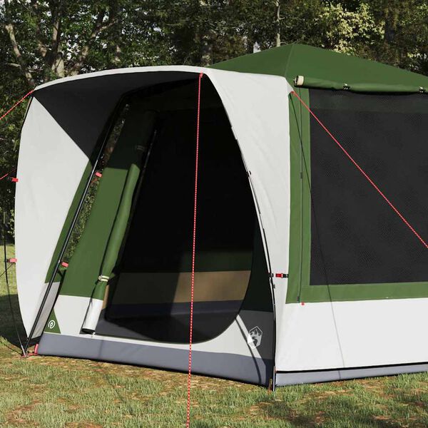 vidaXL Σκηνή Camping Πράσινο 420 x 420 x 227 εκ Πολυεστέρας