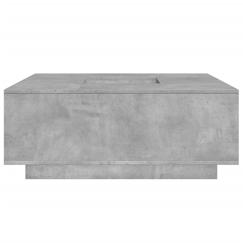 vidaXL Τραπεζάκι Σαλονιού Γκρι Σκυρ. 100x100x40 εκ Επεξεργασμένο Ξύλο