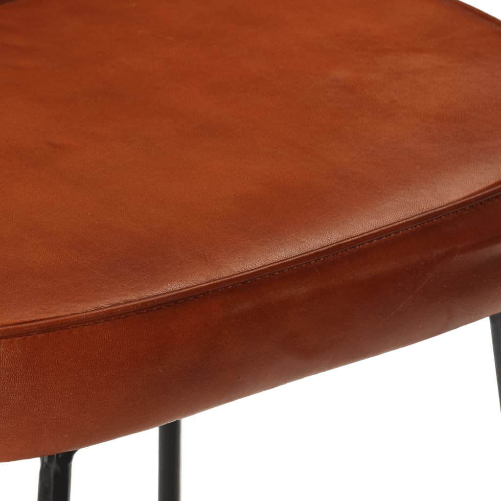 vidaXL Σκαμπό Μπαρ 2 τεμ. Σκούρο Καφέ 41x29x62 εκ.