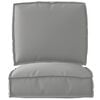 vidaXL Σετ Μαξιλαριών Πάγου 2 pcs Γκρι 50 x 50 x 12 cm Ύφασμα Oxford