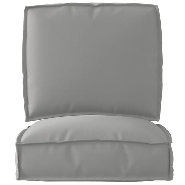 vidaXL Σετ Μαξιλαριών Πάγου 2 pcs Γκρι 50 x 50 x 12 cm Ύφασμα Oxford