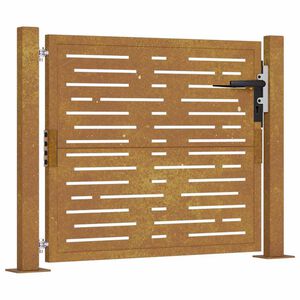 vidaXL &Pi;ό&rho;&tau;&alpha; &Kappa;ή&pi;&omicron;&upsilon; &Tau;&epsilon;&tau;&rho;ά&gamma;&omega;&nu;&eta; 100x100 &epsilon;&kappa;. &alpha;&pi;ό &Alpha;&tau;&sigma;ά&lambda;&iota; Corten