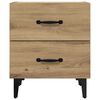 vidaXL &Nu;&tau;&omicron;&upsilon;&lambda;ά&pi;&iota; &kappa;&rho;&epsilon;&beta;&alpha;&tau;&iota;&omicron;ύ 2 pcs Artisan Oak 40 x 35 x 47,5 &epsilon;&kappa;