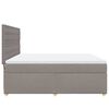 vidaXL &Kappa;&rho;&epsilon;&beta;ά&tau;&iota; Boxspring &mu;&epsilon; &Sigma;&tau;&rho;ώ&mu;&alpha; Taupe 180x200 &epsilon;&kappa;. &Upsilon;&phi;&alpha;&sigma;&mu;ά&tau;&iota;&nu;&omicron;