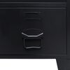 vidaXL Ντουλάπι με Βιομηχανικό Στιλ Μαύρο 67 x 35 x 107 εκ. Μεταλλικό