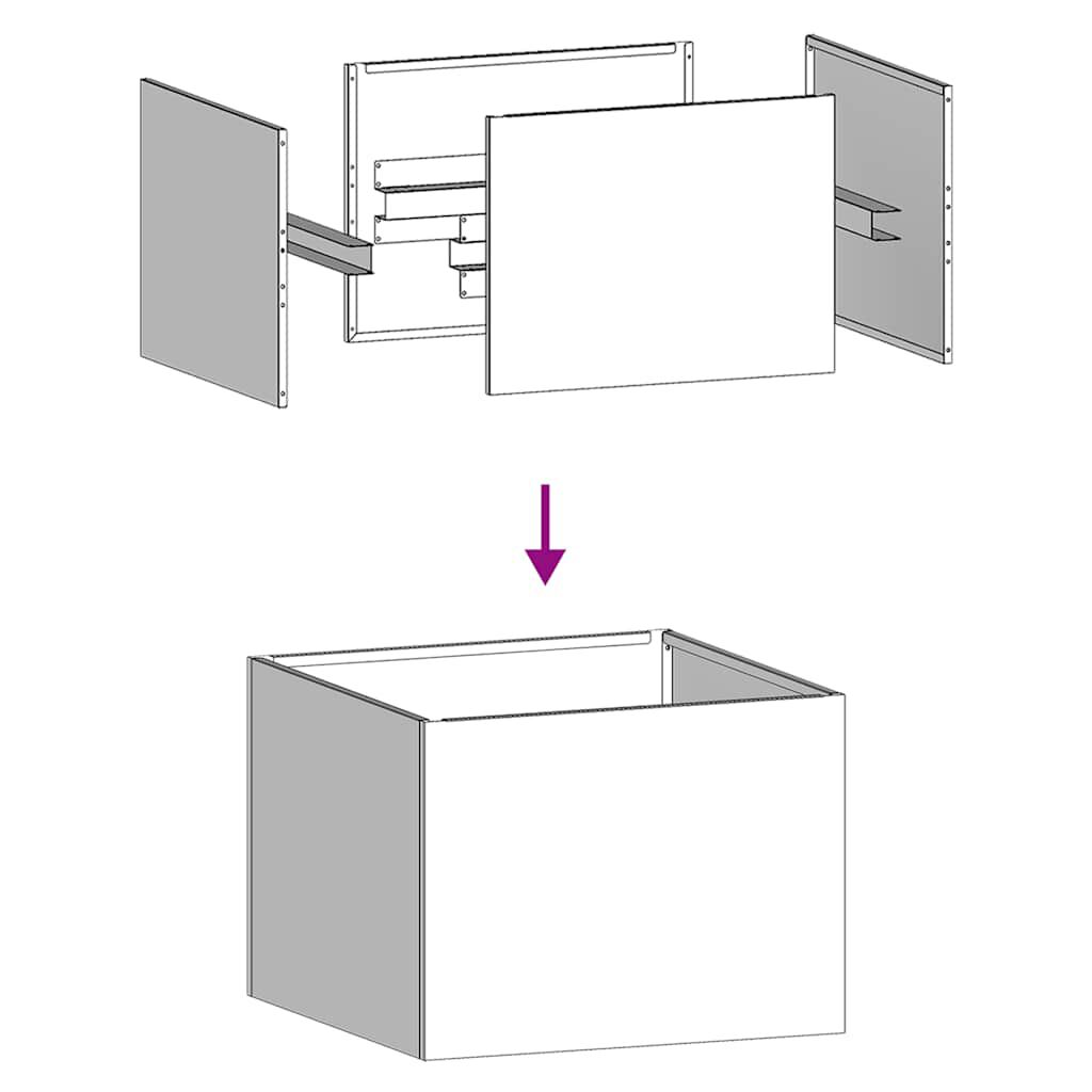 vidaXL Ζαρντινιέρα Μαύρη 40x40x30 εκ. από Χάλυβα