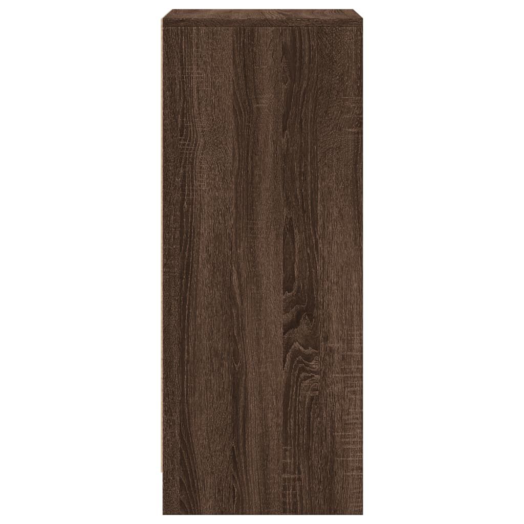 vidaXL Ντουλάπι με Φώτα LED Καφέ Δρυς 42,5x34x85 εκ. Επεξ. Ξύλο