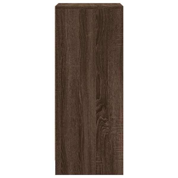 vidaXL Ντουλάπι με Φώτα LED Καφέ Δρυς 42,5x34x85 εκ. Επεξ. Ξύλο