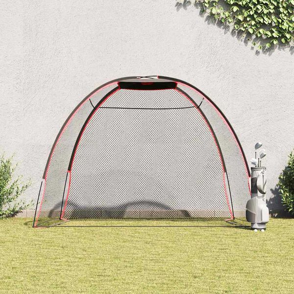 vidaXL Βοηθήματα εκπαίδευσης γκολφ Μαύρο 314 x 150 x 206 εκ.