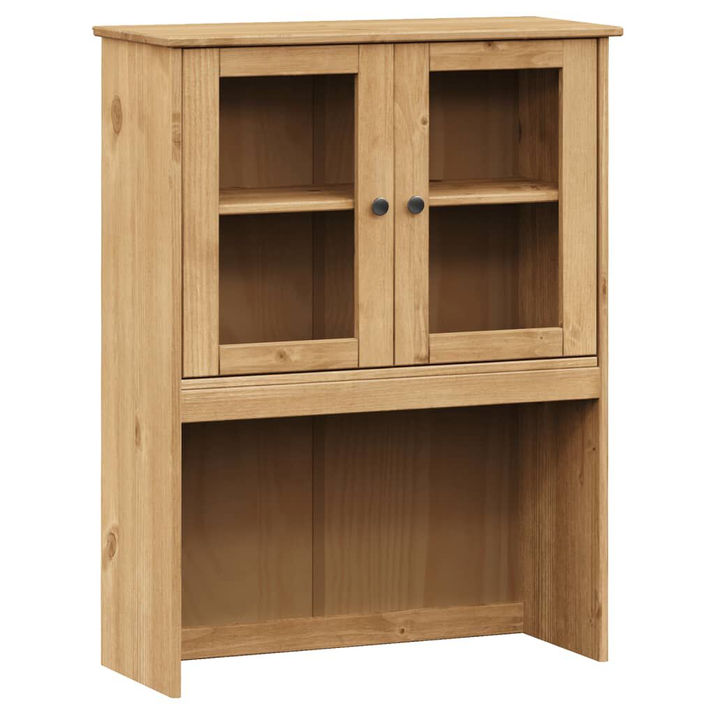vidaXL Βιτρίνα VIGO 78 x 40 x 175 εκ. από Μασίφ Ξύλο Πεύκου