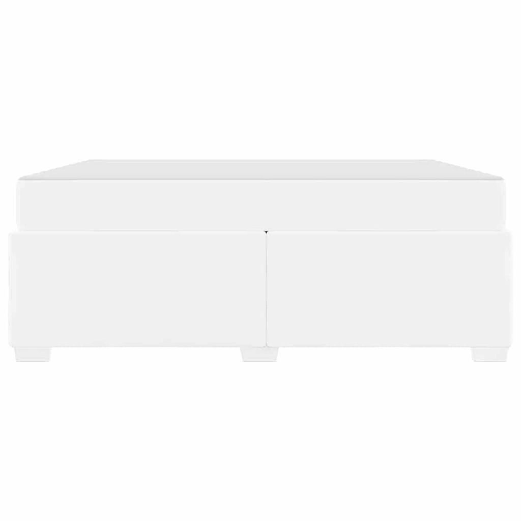 vidaXL Σκελετός Κρεβατιού Λευκό 180 x 200 cm Τεχνητό δέρμα