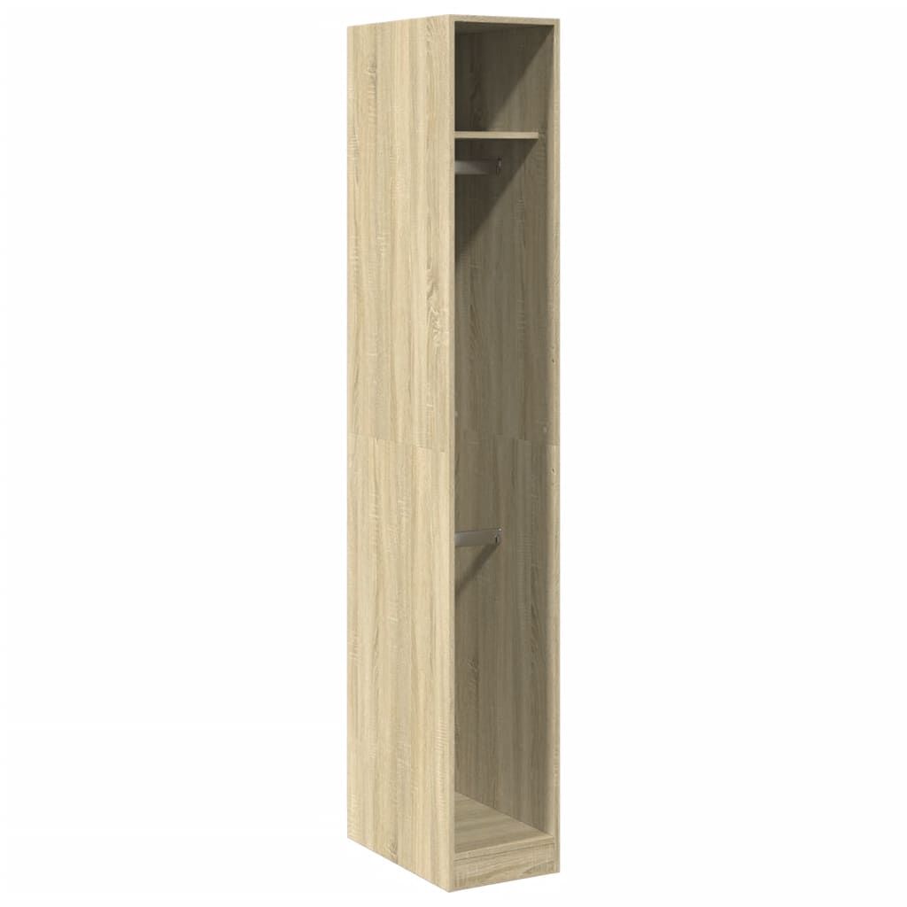 vidaXL Ντουλάπα Sonoma Δρυς 30x50x200 εκ. από Επεξεργασμένο Ξύλο